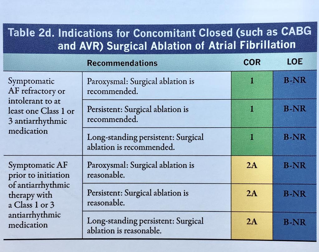 2017 HRS Consensus Statement Concomitant Ablation