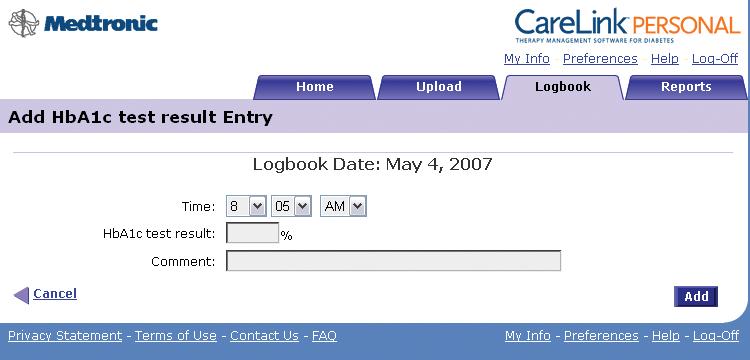 Logbook sections, simply follow