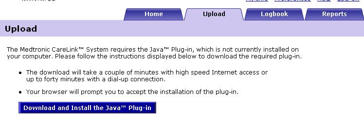 Downloading the Java Plug-in If your operating system is Windows XP, with Service Pack 2, see the section If you have Windows XP, Service Pack 2 on page 45 first. 1.