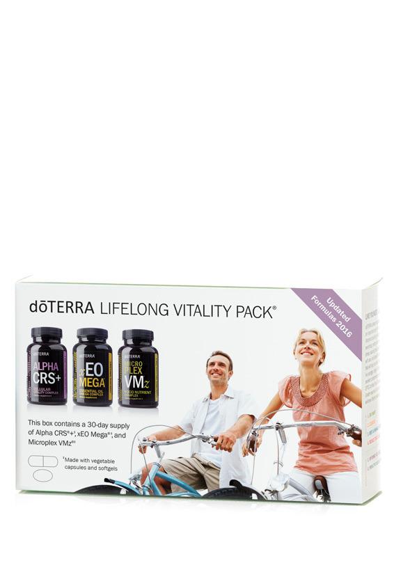 MEET THE SUPPLEMENTS The Supporting Staff LIFELONG VITALITY The doterra Lifelong Vitality Program makes taking the first step on the path toward a lifetime of vitality and wellness convenient and