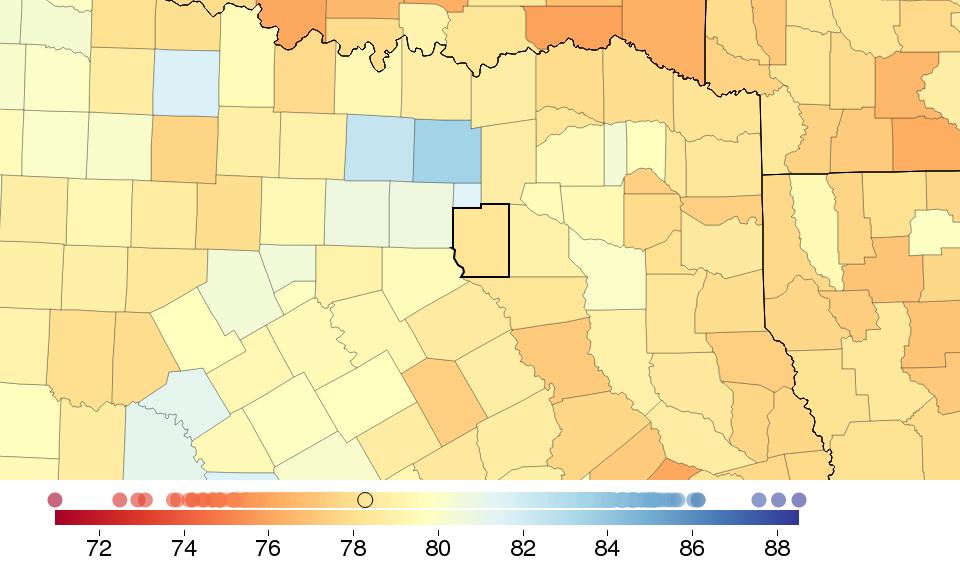 COUNTY PROFILE: Kaufman County, Texas US COUNTY PERFORMANCE The Institute for Health Metrics and Evaluation (IHME) at the