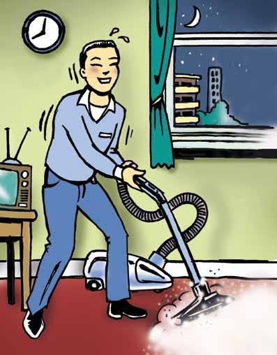 Housework is a perfect way to combine a little exercise with your usual activities. Turn chores into a workout by speeding them up or being more energetic.