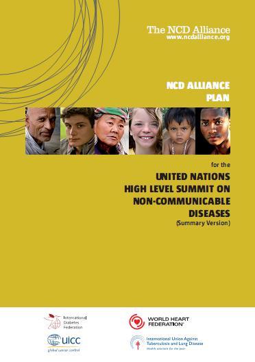 2010: The Next Step UN Resolution on NCDs