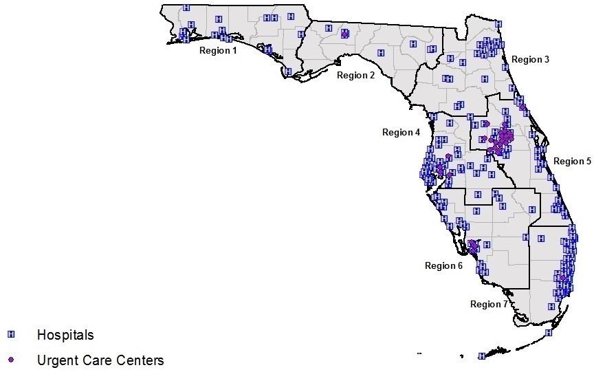 Regional ILI Visits Page 9 ED and UCC Visits for ILI by Region ED = emergency department, UCC = urgent care center, ILI = influenza-like illness Figures -7 show the percent of visits for ILI from ED