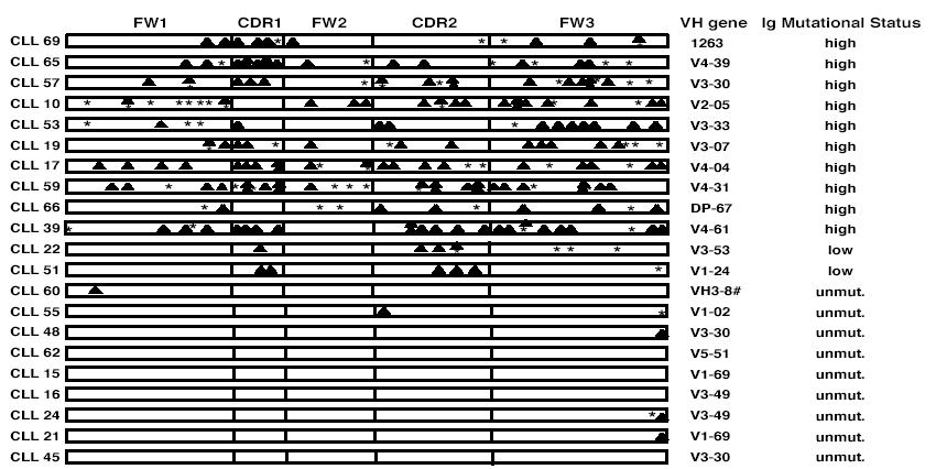 IGHV Mutation Test Comparison IGHV test Time Patients/test Sequences/ patient Reagent cost/patient