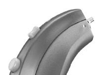 OPERATING HEARING AIDS Program control The program button allows you to choose between two or three program settings.