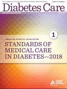 in Diabetes Care; released every