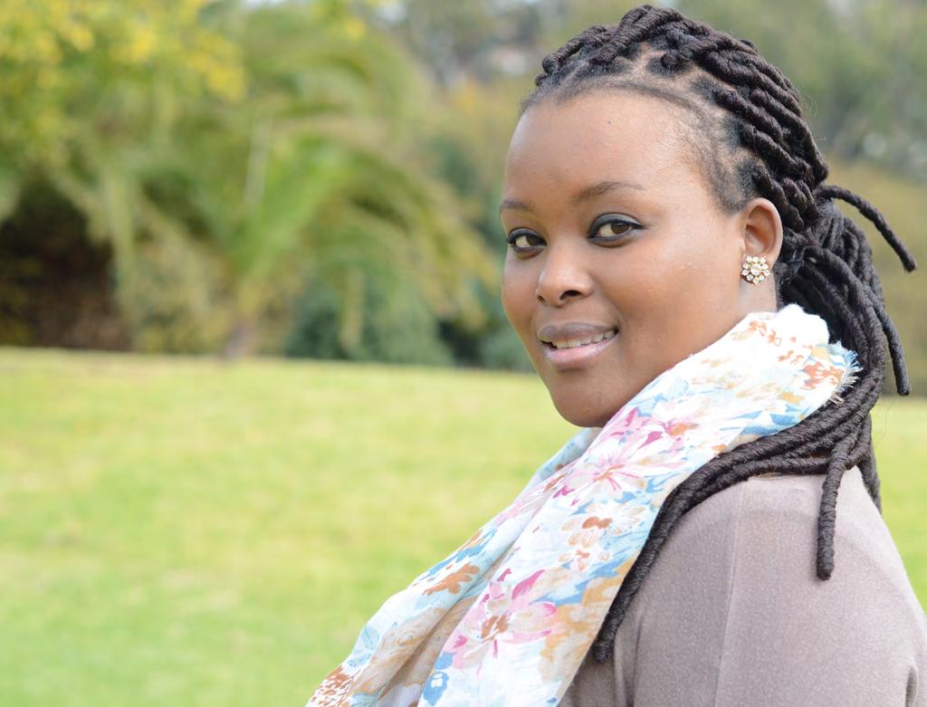 What the ESA Commitment means to me Lebogang Brenda Motsumi, 27, young South African advocate, member of the African Youth and Adolescent Network.