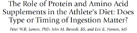 When Reviewing Protein Needs of Athletes, Consider: Total energy intake Distribution of protein