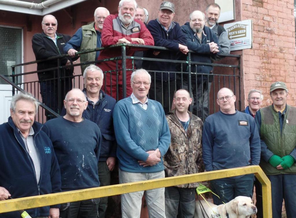 UK Men s Sheds Association SHOULDER to SHOULDER Newsletter 037 December 2017 CONGRATULATIONS DALBEATTIE MEN S SHED Awarded UK Men s Sheds Association s Shed of the Year For this year s Shed of the
