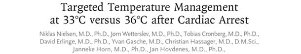 Hypothermia vs Normal Temp Survival and Neuro Outcomes New Engl J Med 213, 369:2197-226 New Engl J Med 213, 369:2197-226 Groups the