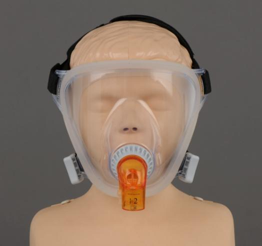 Full face masks also have an anti-asphyxiation valve (AAV) that opens to room air if pressure is lost from the cpap machine and is closed when pressure is present (see below).