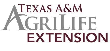 Page 1 Educational programs of the Texas A&M AgriLife Extension Service are open