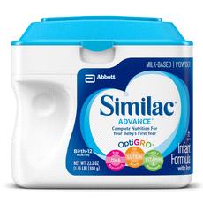 A 19 Cal/fl oz, nutritionally complete, milk-based, iron-fortified infant formula for use as a supplement or alternative to breastfeeding.