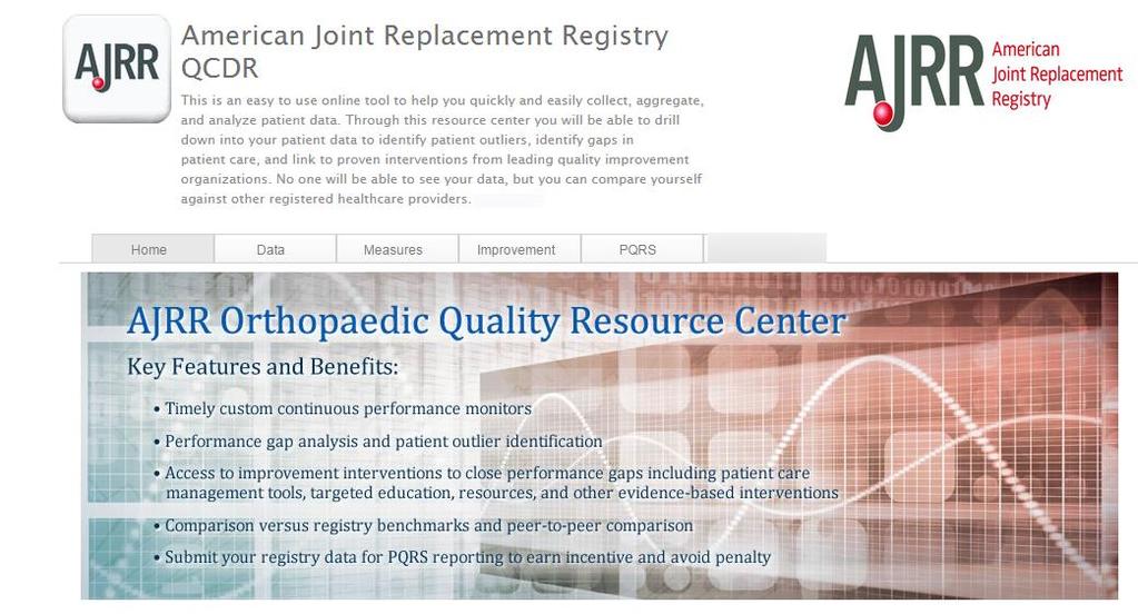 American Joint Replacement Registry s Orthopaedic Quality
