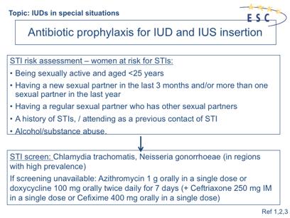 Ref 1: Brook G et al. 2013 UK national guideline for consultations requiring sexual history taking. Int J STD AIDS 2013; 0(0):1-14. Ref 2: Keegan MB et al.