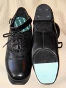 Irish & Scottish Dance Shoes Ghillies Soft-soled leather shoes which lace up the front.