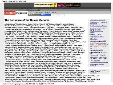 = Human Genome 20,000