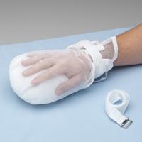 sling combined with a resting hand splint, half glove