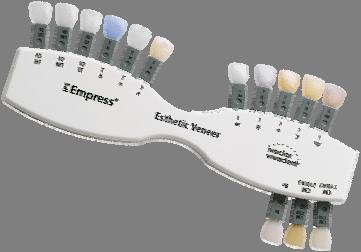 IPS Empress Esthetic Veneer Chroma Modifier These materials are used to enhance the shade of the
