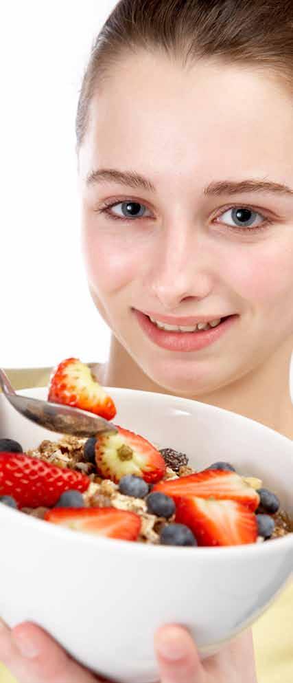 HEALTHY EATING CHAPTER 2 Breakfast Consumption among Youth Daily breakfast consumption helps increase the likelihood that students meet daily nutritional requirements and is associated with improved