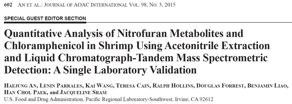 Three NF/CAP Methods Published in