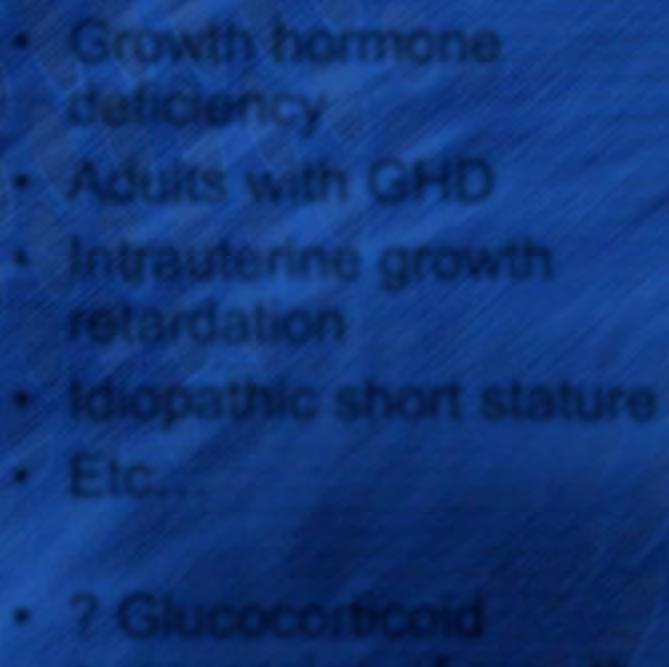 Growth hormone who to treat?