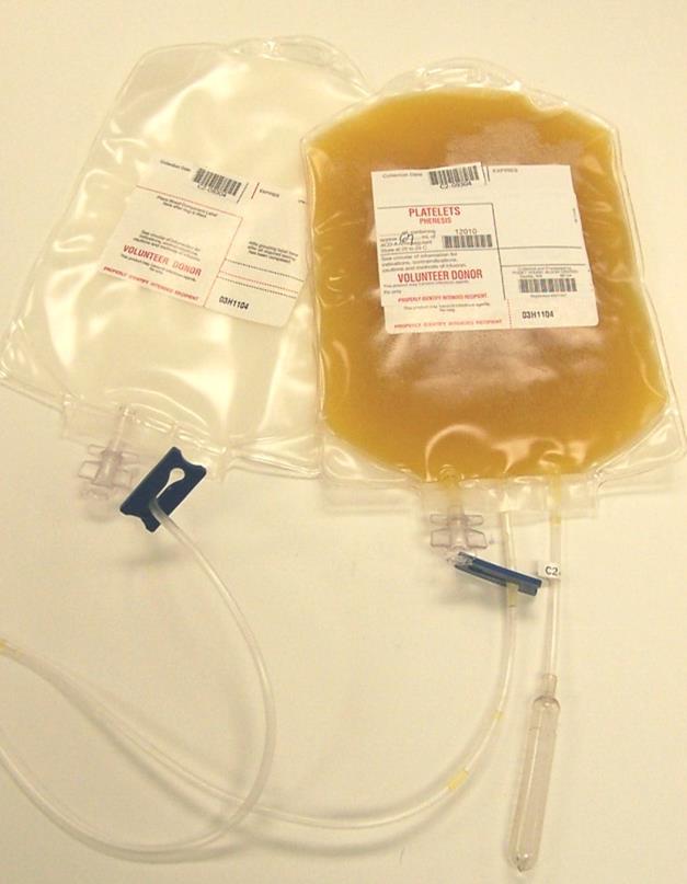 Platelets Therapeutic Effect Adult Dose Usually