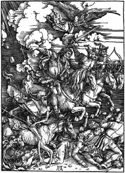 3. Uvod Na lesorezu Albrechta Dürerja iz leta 1497 so upodobljeni štirje jezdeci apokalipse, med katerimi je tudi bolezen.
