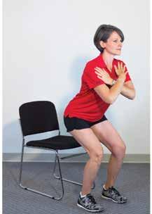Choose one or the other of the options when provided. 1. Seated squat (hips, thighs and buttocks) Heart and Stroke Foundation of Canada 1.