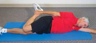 Hold for 15 to 30 seconds. 5. Repeat stretch with your other leg. Heart and Stroke Foundation of Canada OR 1.