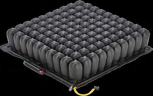 27 ROHO QUADTRO SELECT HIGH PROFILE Cushion The QUADTRO SELECT HIGH PROFILE features four distinct compartments, each controlled by our exclusive ISOFLO Memory Control.