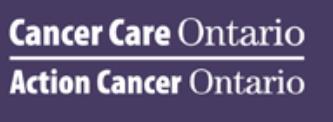 Acknowledgments Cancer Care Ontario Ontario Brain Institute