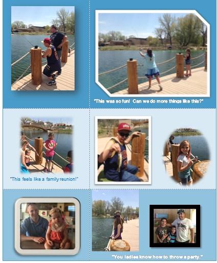 Families fished, explored the campus, and ate lunch which was provided by the SDSD Foundation. It was a great opportunity for parents to visit and kids to play!