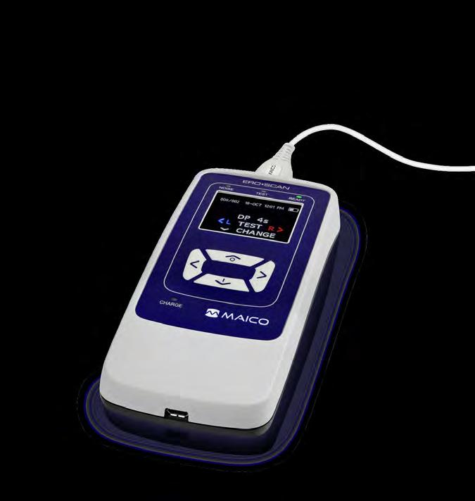 OAE Test Systems ERO SCAN TM Ultra-portable, handheld device with color screen for screening and diagnostic