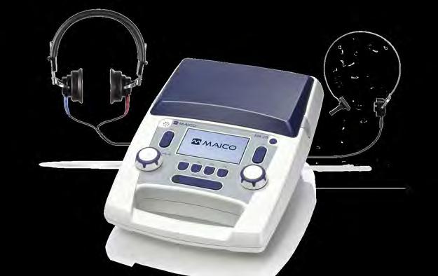 frequencies from 250 to 8000 Hz Sinus and warble tone (pulsed and continuous) Narrow band and white band