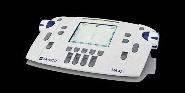MA 42 The reference for diagnostic audiometry two-channel audiometer with high flexibility: All features as MA 41 and in addition Diagnostic Tests
