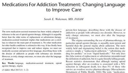 Opioid Detox Outcomes Low rate of engagement in further treatment High rates of relapse post detox