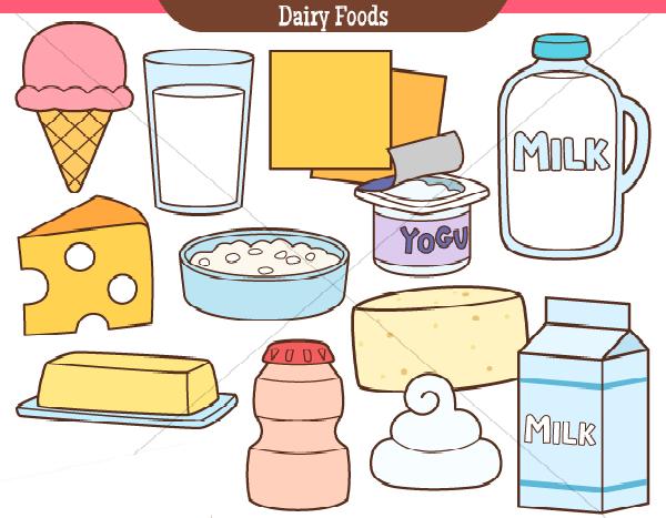 Milk and dairy foods Yummy!