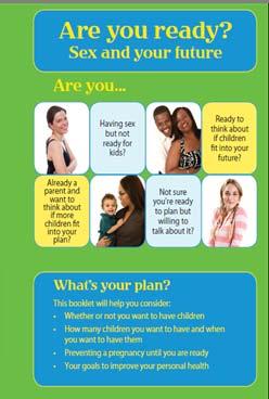Preconception Health Coalition Activities Developed reproductive life planning booklet