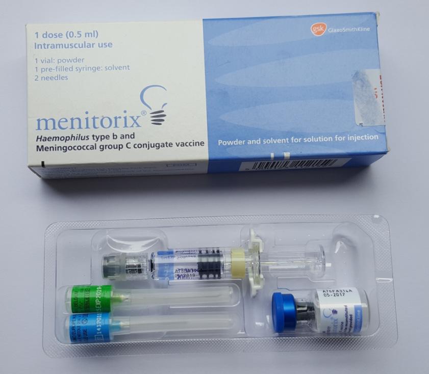 Menitorix (GSK) Hib/MenC vaccine Used in UK PCI schedule