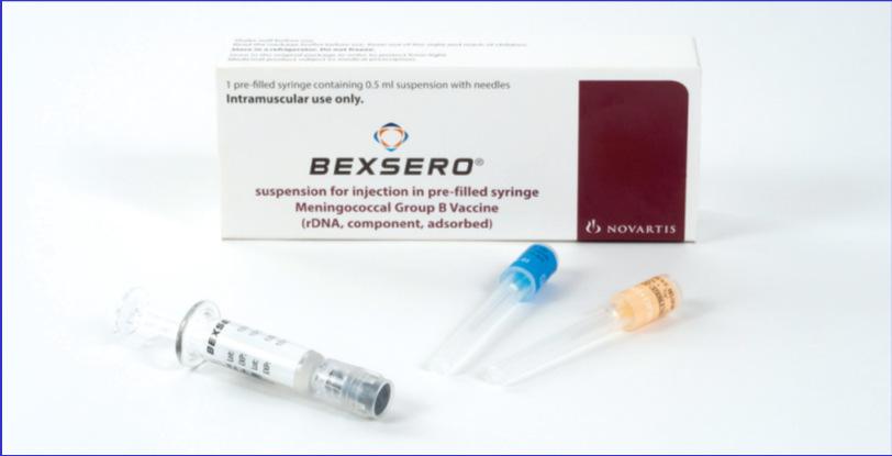 MenB Vaccine A recombinant multi-component vaccine Bexsero (GSK) NOT a live vaccine Safe and effective ~88% strains covered