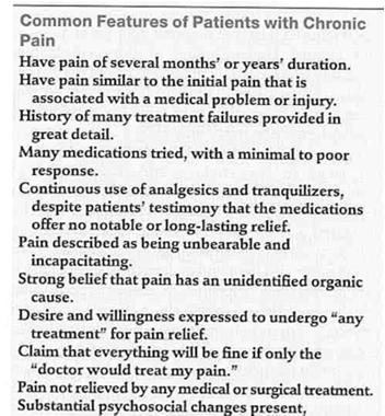 Types of Pain Chronic pain 4 Types of Pain Referred Pain Felt at one area distant from the source Ex spinal nerve root