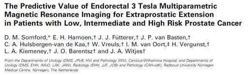 MRI Staging Is there EPE on RP if MRI says there is (PPV)?