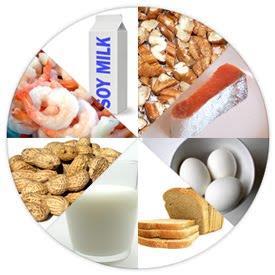 Prevalence 8 foods account for 90% of all foodallergic reactions: cow s milk,