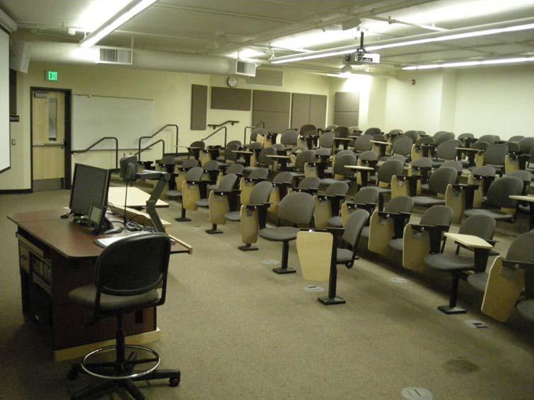 PT Facilities at CSUS Folsom Hall interior construction completed 2013. Shared lecture halls with Nursing program.