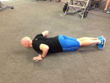 Pushup/X-Body Mountain Climber Combo Start in the pushup position and your