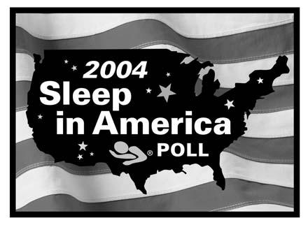SUMMARY OF FINDINGS National Sleep Foundation 2004 National Sleep Foundation 1522 K Street NW, Suite 500