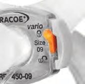 vario XL tracheostomy tube, spiral-reinforced, with adjustable neck flange, low pressure cuff and atraumatic insertion system system (REF 451-P) REF 422 Set in sterile packages 1 TRACOE experc