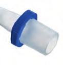 tubes are recognizable by blue parts, e.g. 15 mm connector.
